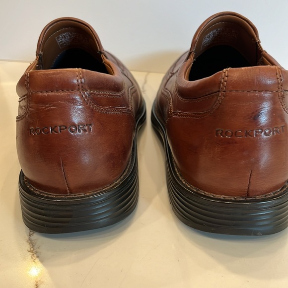 Rockport Brown Walkability Dress Loafers. Shock Absorption Moisture Wicking 10.5 - Picture 5 of 16